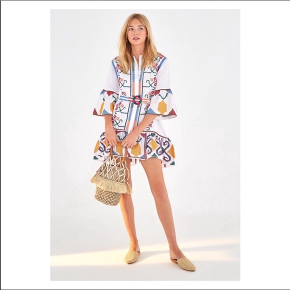 Anthropologie Dresses & Skirts - Anthropologie x Farm Rio | Embroidered Mini Dress